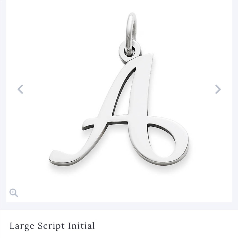 James Avery Large Script Initial